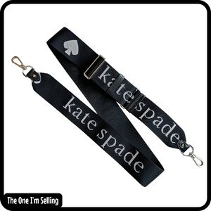 Kate Spade Logo Webbing Purse Strap